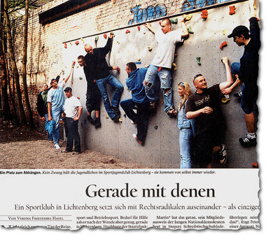 Im Berliner Tagesspiegel zum Prototyp für Sozialarbeit mit recht...