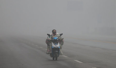 Dicke Luft am 29. November im chinesischen Huaibei Dicke Luft am 29. November im chinesischen Huaibei