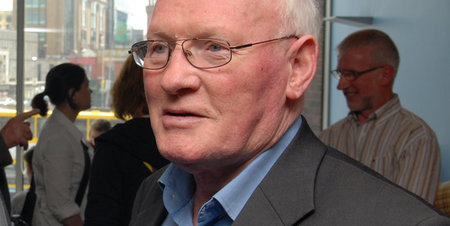 Seán Garland 2008 auf einer Konferenz der Workers’ Party in Dubl...