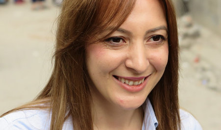 Cizres damalige Bürgermeisterin Leyla Imret am 12. September 201... Cizres damalige Bürgermeisterin Leyla Imret am 12. September 201...