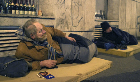 Allein in Budapest leben Schätzungen zufolge 15.000 Menschen auf...