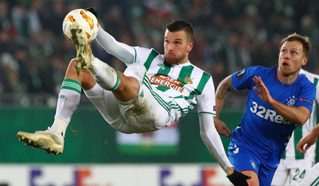 Immer gut am Ball, nutzt nur oft nichts: Mateo Barac von Rapid W... Immer gut am Ball, nutzt nur oft nichts: Mateo Barac von Rapid W...