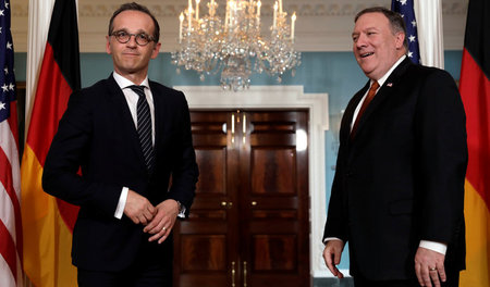 Washington, 23. Mai: Außenminister Heiko Maas (SPD) und US-Amtsk...