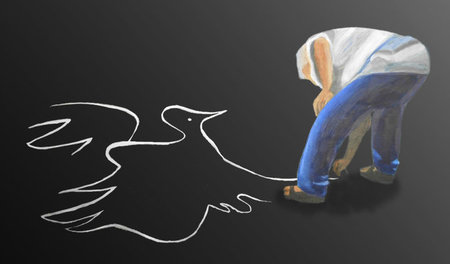 »Der Porträtierte stellt auch selbst aus« (Bild von Irmgard Voel...