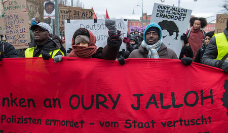 Gedenkdemonstration für Oury Jalloh an seinem Todestag im vergan...