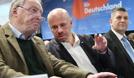 Listenplatzgerangel wie bei den »Altparteien«: Alexander Gauland...