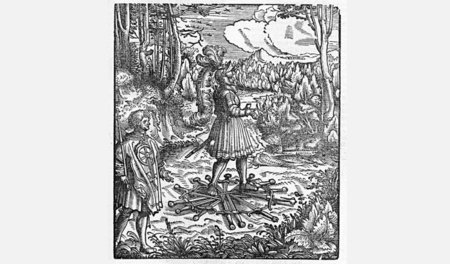 Theuerdank. Illustration zu Kapitel 118 (Aus der Ausgabe von 167