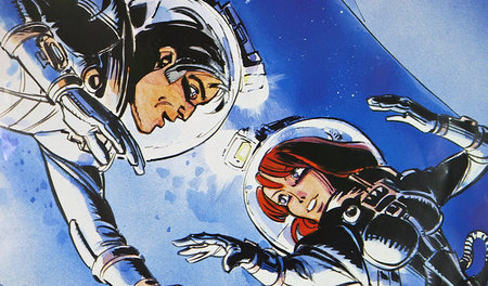 Valerian und Veronique, die Helden des gleichnamigen Comics von ... Valerian und Veronique, die Helden des gleichnamigen Comics von ...