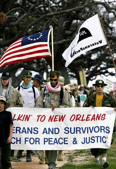 Truppenabzug jetzt – Protestaktion der »Veterans for Peace« in N...