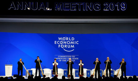 Alpenhörner und Phrasen: Eröffnung des WEF in Davos (22.1.2019)