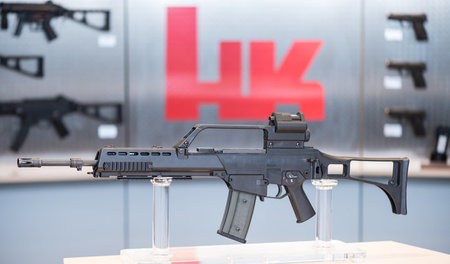 »Endverbleib« nicht selten unklar: Sturmgewehr G36 in einem Auss... »Endverbleib« nicht selten unklar: Sturmgewehr G36 in einem Auss...