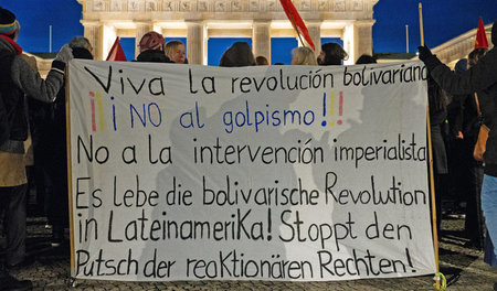 Kein Thema im Inforadio: Protestkundgebung gegen den Putschversu...