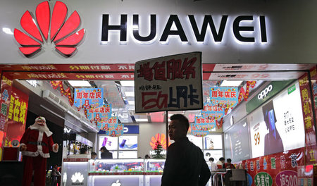 Huawei-Filiale im chinesischen Shenzhen (18.12.2018)