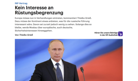 Wer im Glaskasten sitzt, sollte nicht mit Steinen werfen: Russla...