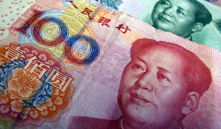 100-Yuan-Schein: Chinas Investoren kaufen viel mit Dollar. Basis...