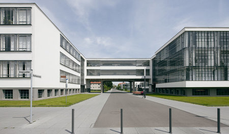 Bauhaus Dessau, von 1925 bis 1926 nach Plänen von Walter Gropius...