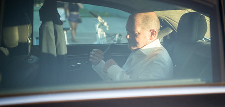 Bleibt auf seinem Ersparten sitzen: Bundesfinanzminister Olaf Sc...