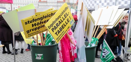 Die Eingruppierung verläuft schräg. Das will die Gewerkschaft än...