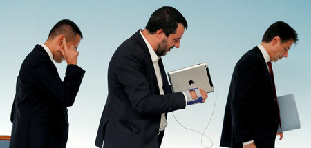 Aufstand gegen die EU geht anders: Fünf-Sterne-Chef Luigi Di Mai...