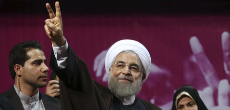 Peace. Irans Präsident Hassan Rohani hat ein neues U-Boot