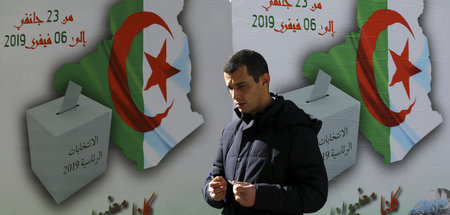 Vom 23. Januar bis 6. Februar wurden in Algerien die Wählerliste...
