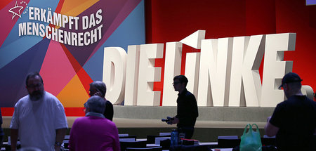 Bunt und international ist Die Linke. Sie ist sich nur nicht ein...