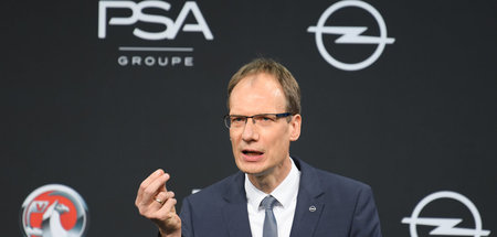 Vorläufig gute Nachrichten verkündete Opel-Chef Michael Lohschel...