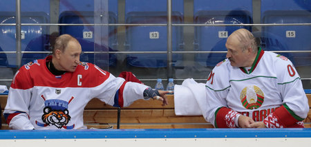 Fairplay oder Show? Putin und Lukaschenko spielten am 15. Februa...