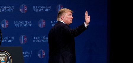 »Manchmal muss man einfach gehen«: US-Präsident Donald Trump ver...