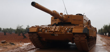Türkischer »Leopard«-Panzer nordöstlich von Afrin (23.1.2018)