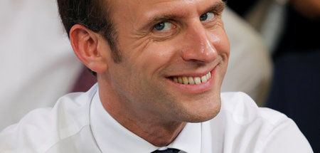 Frankreichs Präsident Emmanuel Macron zeigt sich von der »besten...