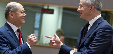 Olaf Scholz und Bruno Le Maire haben sich auf Vorschläge für die...