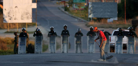 Immer schön sauber: Auch die Grenze zwischen Venezuela und Brasi...