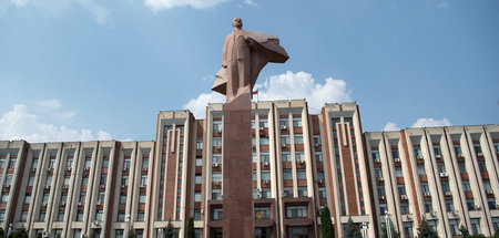 Gespaltenes Land: In Tiraspol, der Hauptstadt Transnistriens, st...