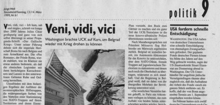 Rainer Rupp hat bereits in der jW vom 13./14. März 1999 ausgefüh...