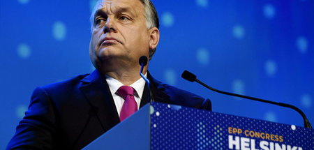 Zitiert auch mal Lenin: Ungarns Ministerpräsident Viktor Orban i...