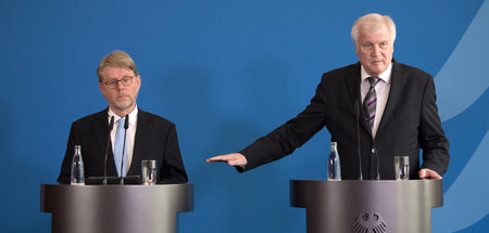 Ziemlich beste Freunde: BAMF-Chef Hans-Eckhard Sommer (links) un...