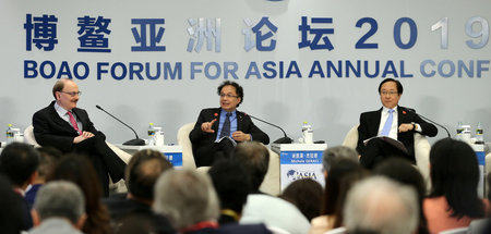 Diskussion während des Boao-Forums am Dienstag