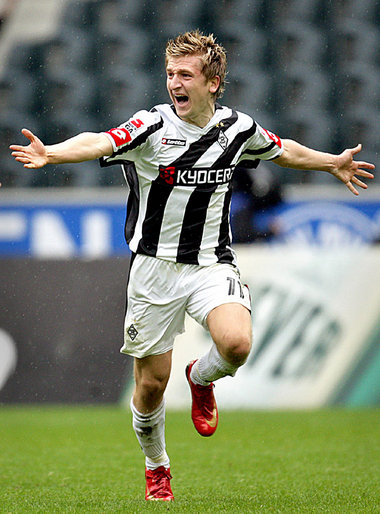 Der Jubel des Vorbereiters: Markus Marin, nachdem er zum Eigento...