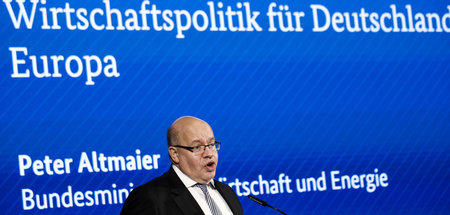 Wirtschaftsminister Peter Altmaier (CDU) will Bedingungen für Ko...
