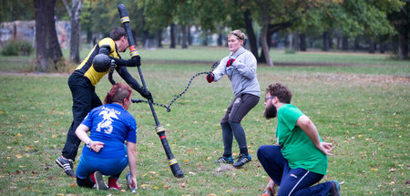 Kommunikation ist alles: Jugger in Aktion