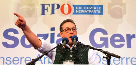 Europa den Europäern. HC Strache, Österreichs Vizekanzler am 1. 