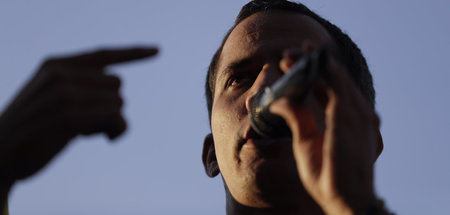 Der selbsternannte venezolanische »Präsident« Guaidó, von den US...
