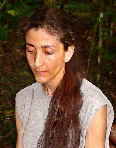 Von Krankheit gezeichnet: Ingrid Betancourt in einem Lager der F...