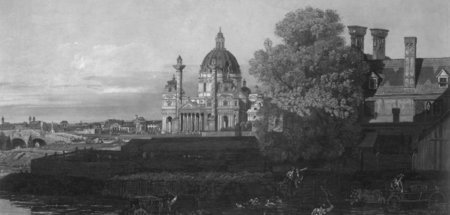 Das Gemälde »Ansicht der Karlskirche zu Wien«