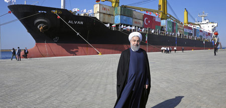 Keine Geschäfte mit Washington. Irans Präsident Hassan Rohani am