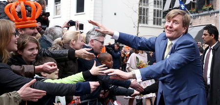Am »Koningsdag« (hier 2016) gibt sich Willem-Alexander der Niede...