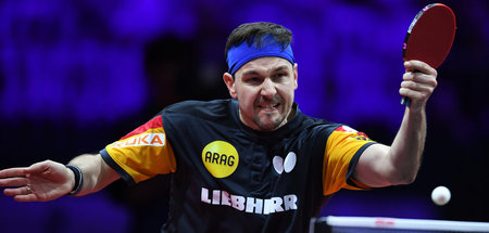 Das Duell gegen Masataka Morizono gewann Timo Boll (Foto) in 4:0...