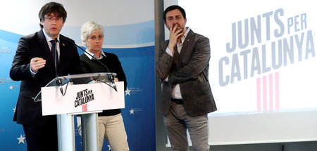 Keine Kandidaten mehr: Carles Puigdemont, Clara Ponsatí und Anto