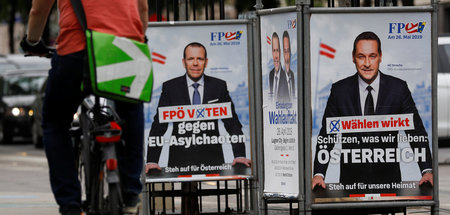Plakate zur Europawahl in Wien (26.4.2019) Plakate zur Europawahl in Wien (26.4.2019)